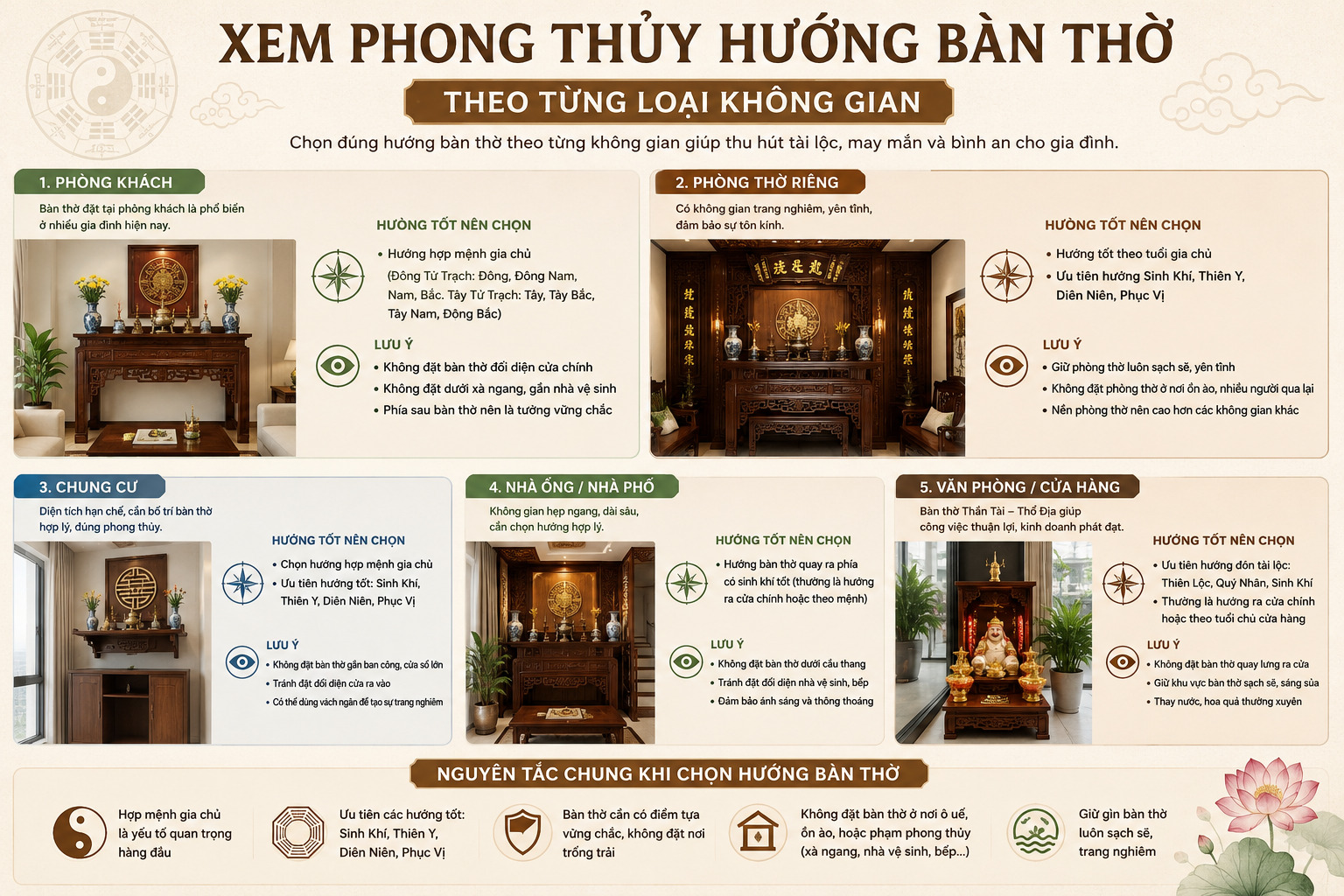 hướng bàn thờ