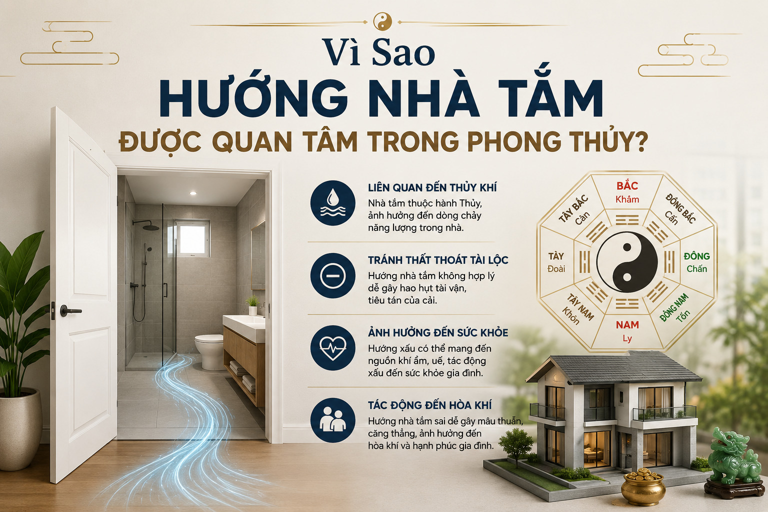 Xem hướng nhà tắm